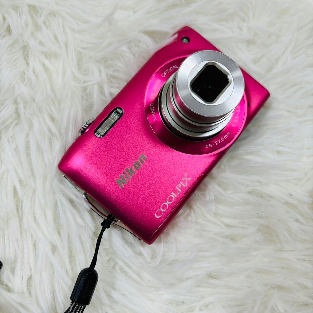 【美品】Nikon COOLPIX S3300 ストロベリーピンク