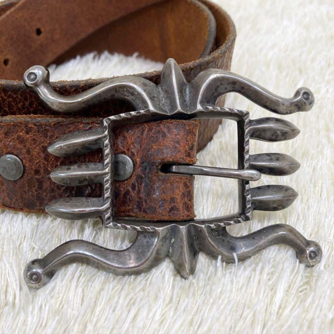 希少】RRL ベルト ビンテージ イタリア製 30インチ ラルフローレン