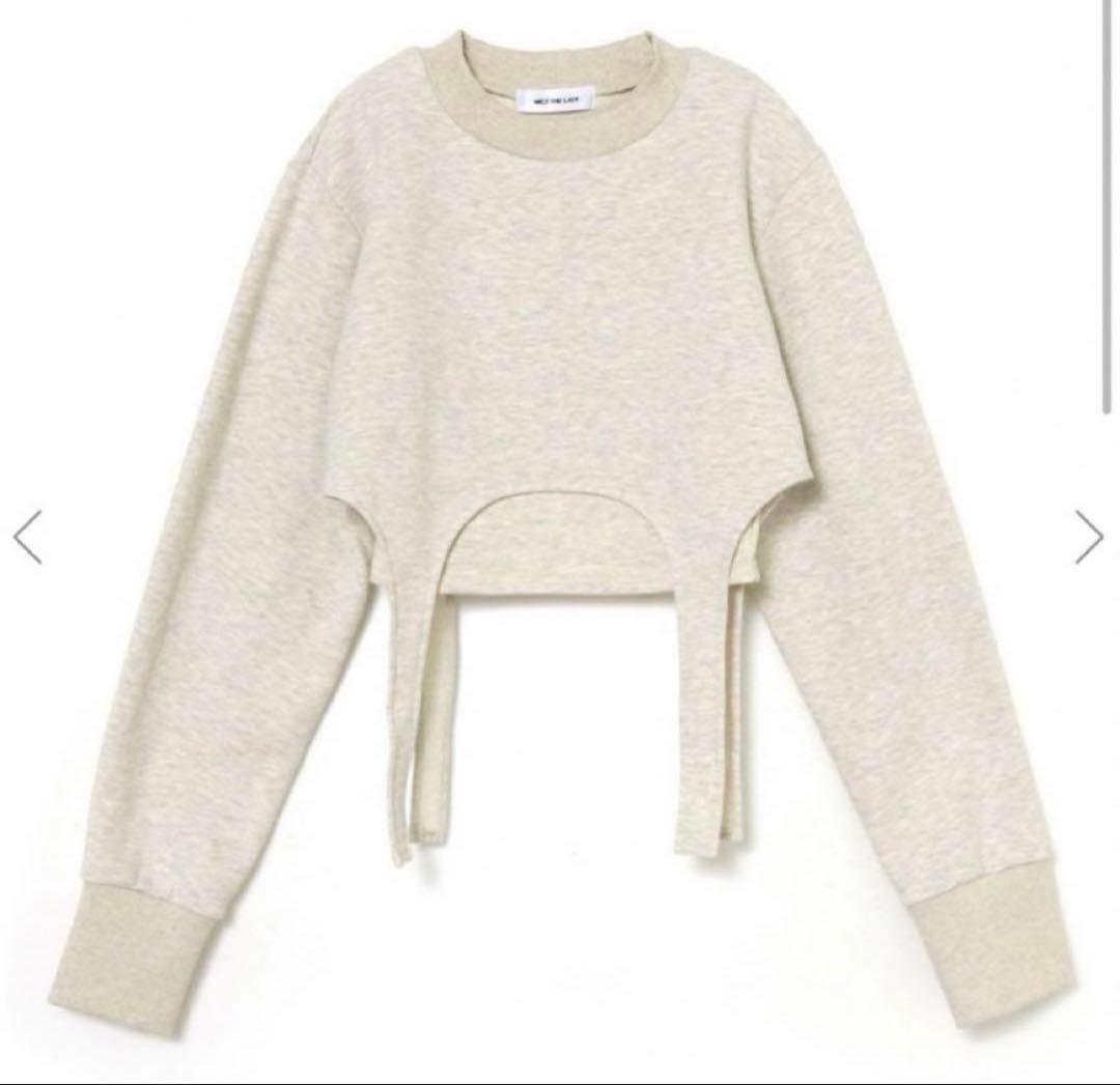 melt the lady garter cropped sweat - メルカリ