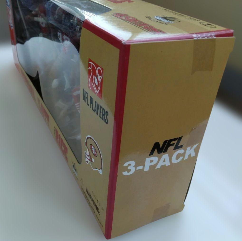未開封品)マクファーレンNFL 49ersフィギュア 3-Pack モンタナ他