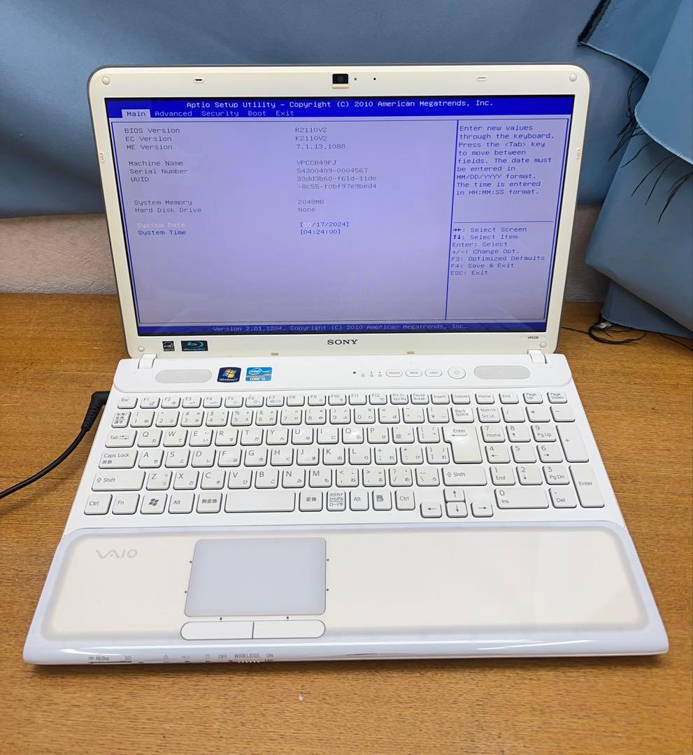 SONY Corei5／3台ノートパソコンジャンク