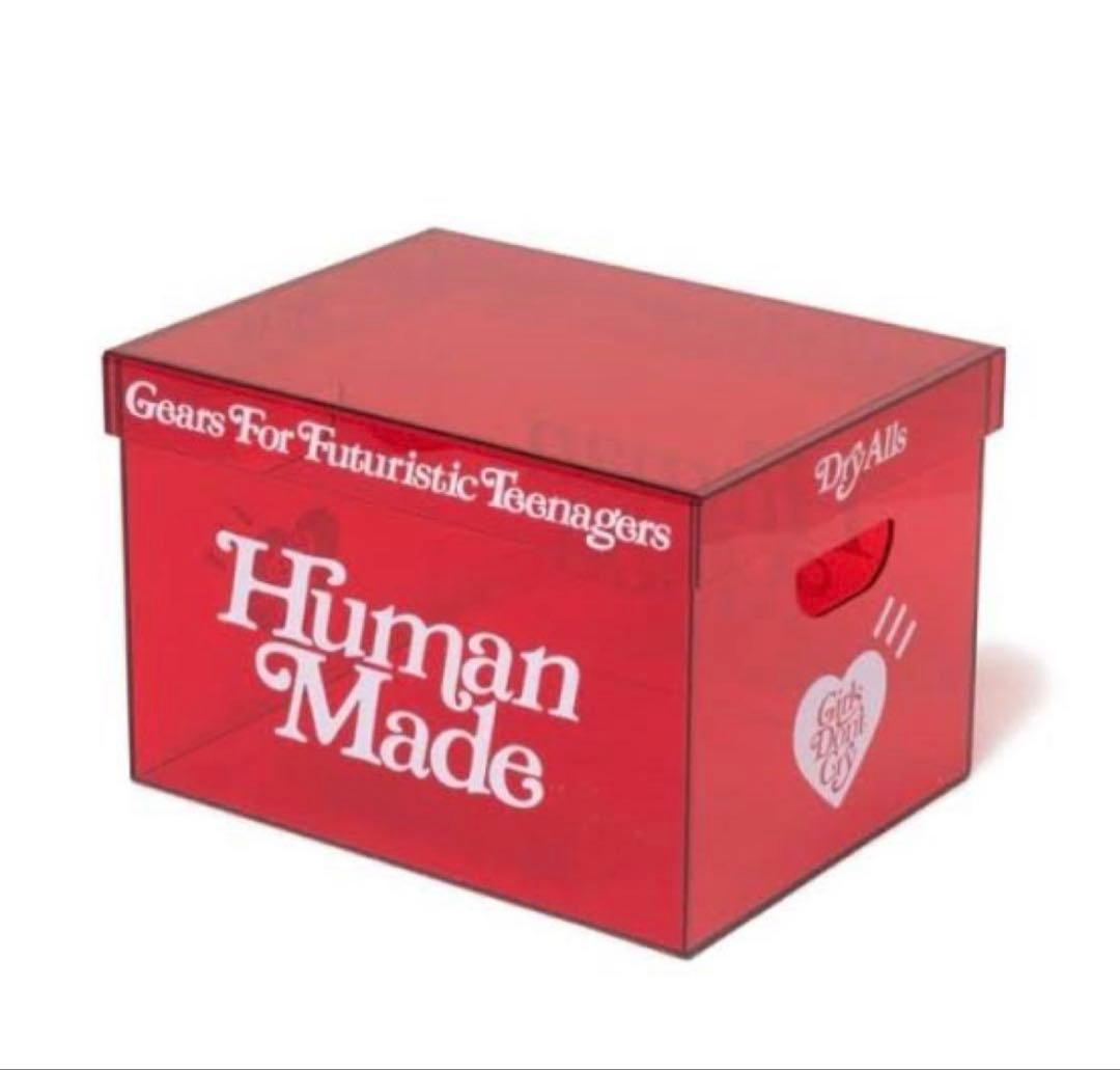 小物入れ HUMAN MADE GDC ACRYLIC FILE BOX \"Red\"