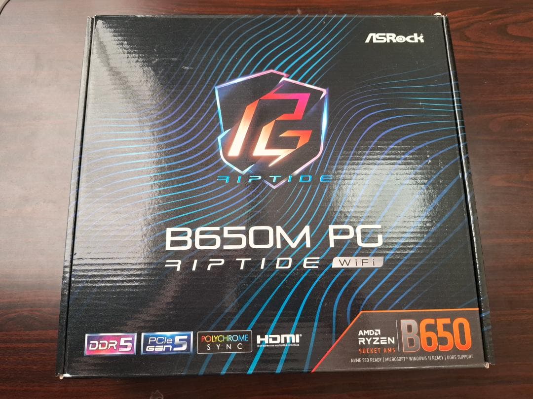 CPU Ryzen 7 7700X + ASRock B650M PG Riptide