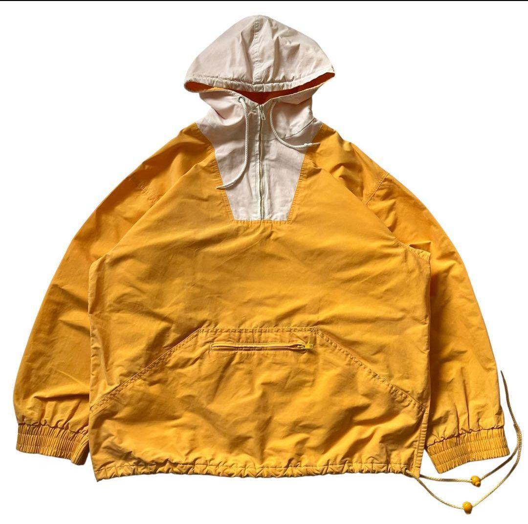 90s R.T.W コットンアノラックパーカー ツートン J.CREW - メルカリ