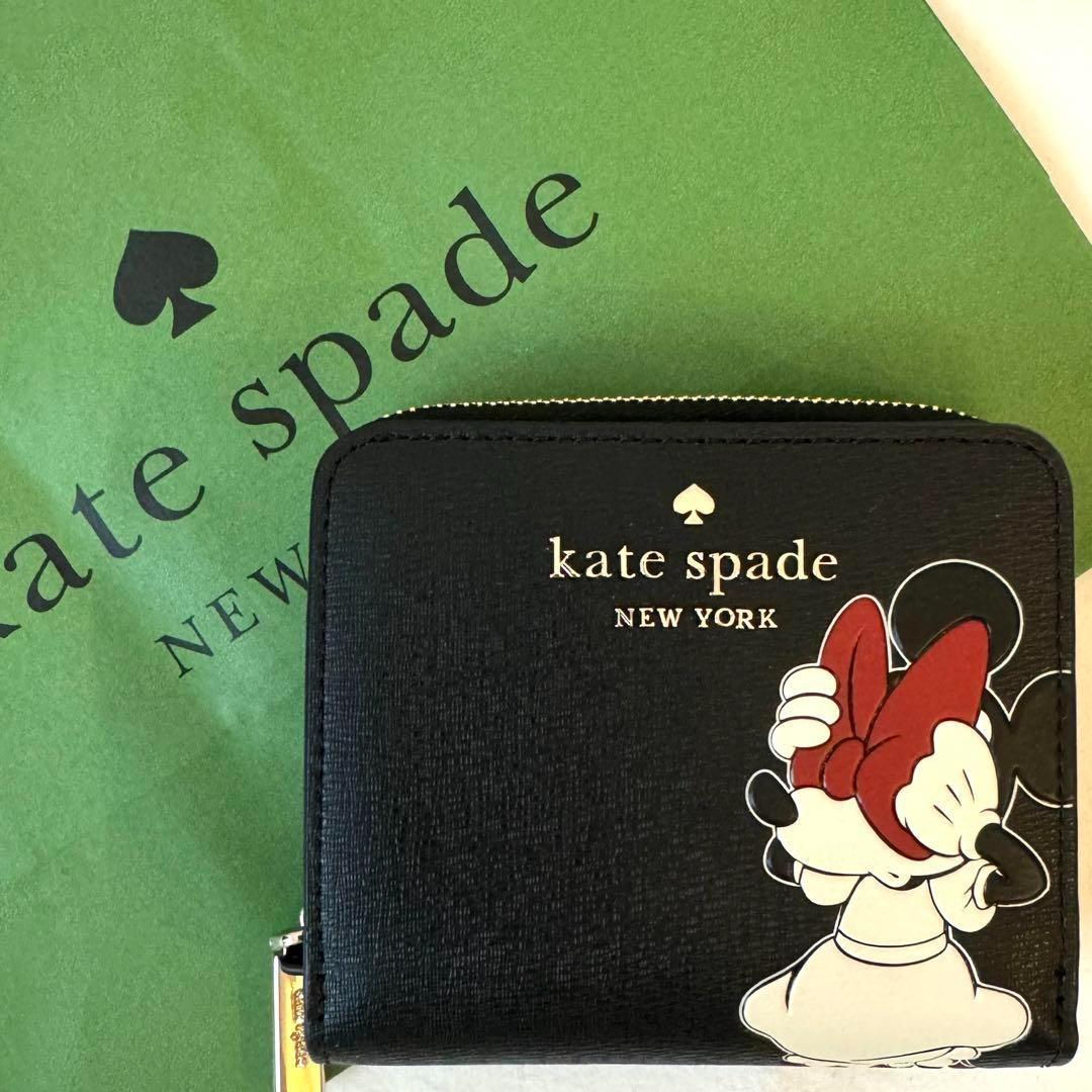 新品未使用❤︎ ケイトスペード ディズニー コラボ ミニー 折り財布