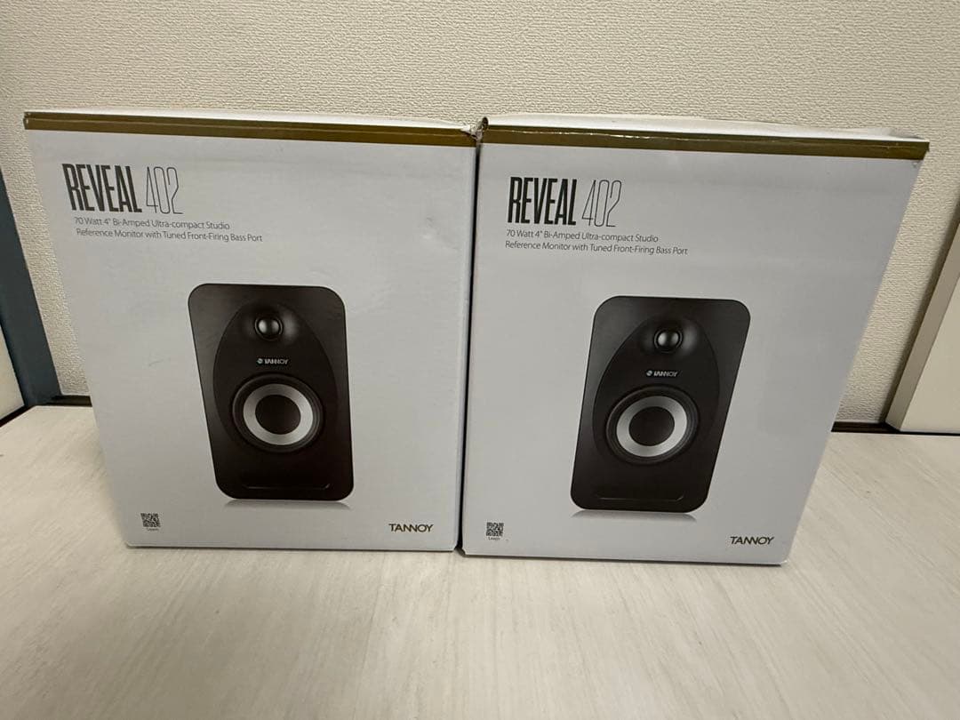 TANNOY REVEAL 402 モニタースピーカー（2本） Amazon | TANNOY タンノイ アクティブ スタジオ モニタースピーカー