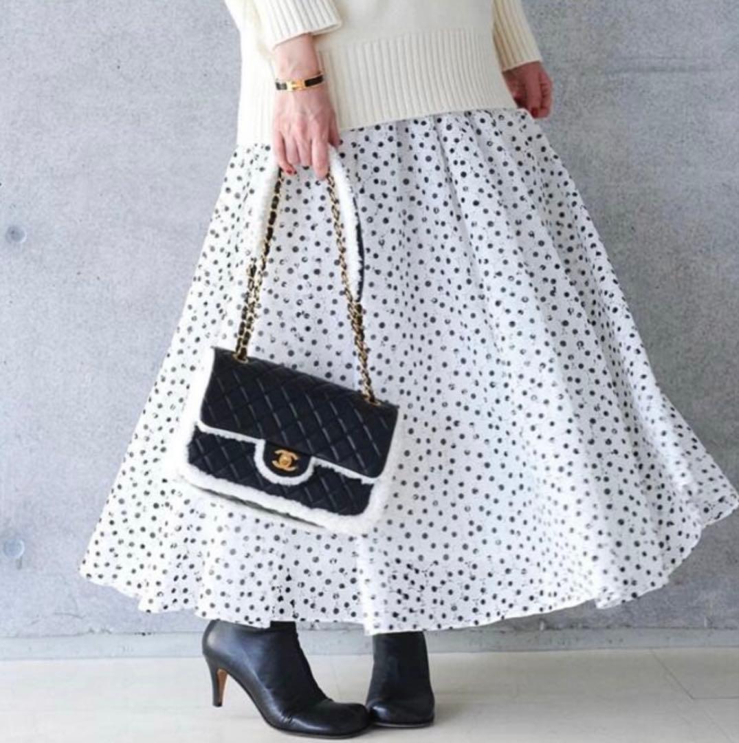 OBLIレースドットスカート ローズドットチュールスカート【残り3点】 | BOTTOMS | OBLI