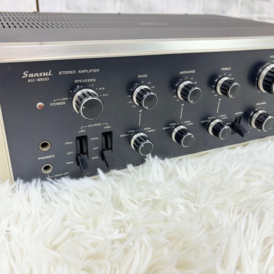 Sansui AU-9500 ステレオアンプ オーディオ機器 希少 山水
