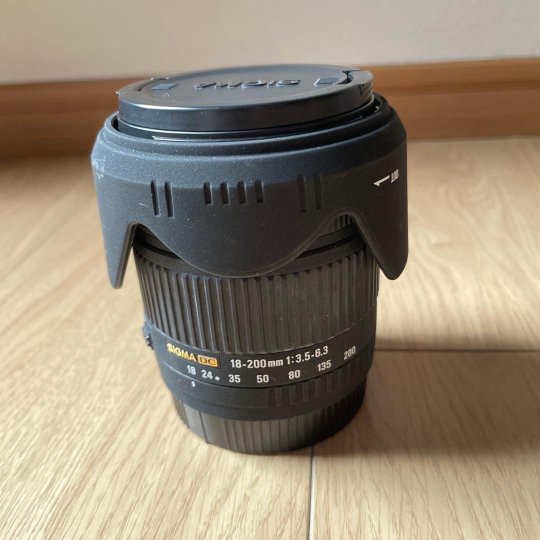 【美品】SIGMA 18-200mm f/3.5-6.3 DC キャノン用