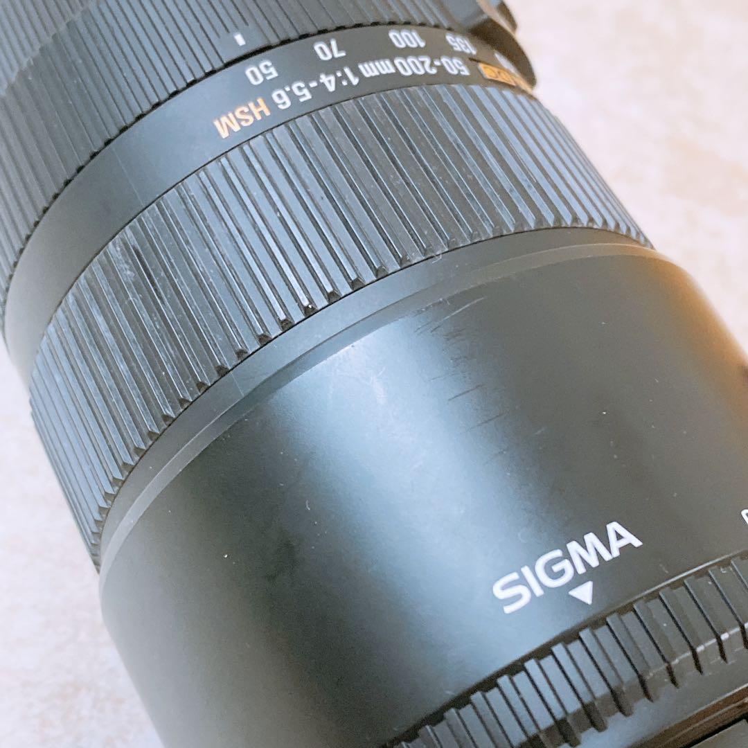 SIGMA ズームレンズ 50-200mm 1:4-5.6 DC OS HSM