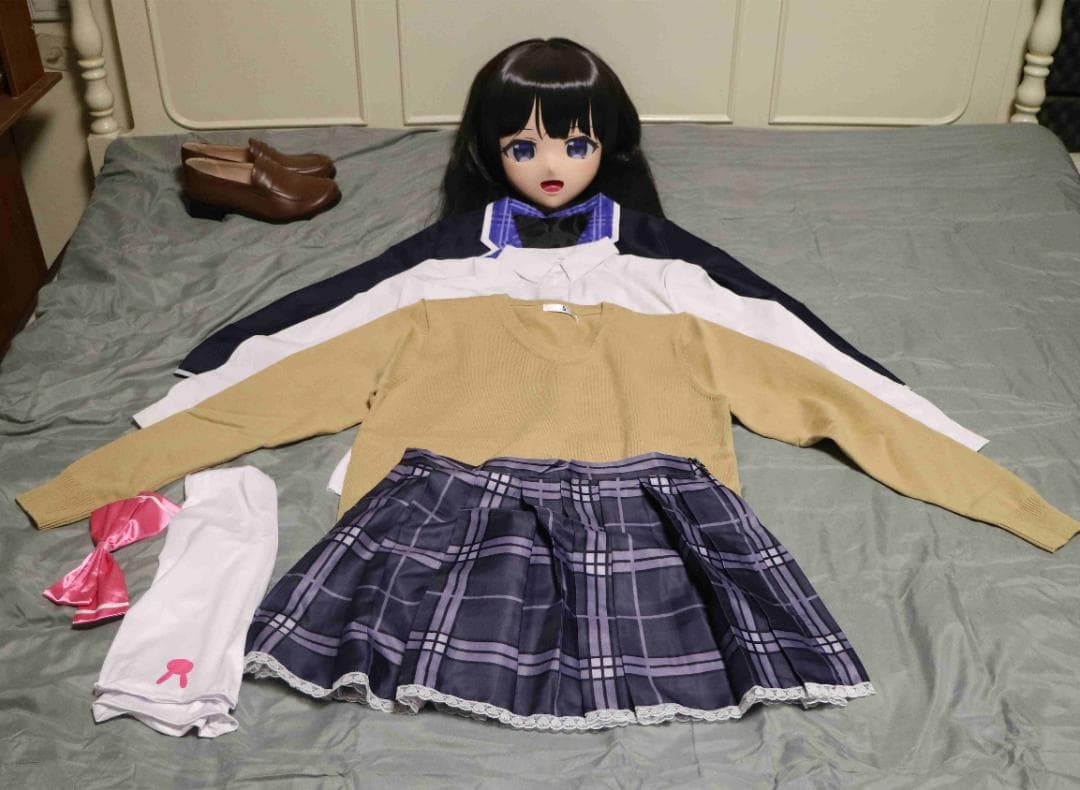 全頭面 鍵 衣装つき 月ノ美兎 コスチューム マスク コスプレ 着ぐるみ