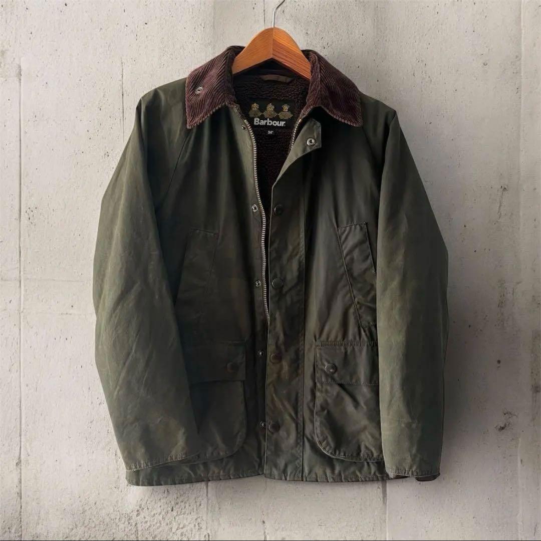 裏ボア 希少モデル Barbour BEDALE 34 Wax カーキ セージ - メルカリ