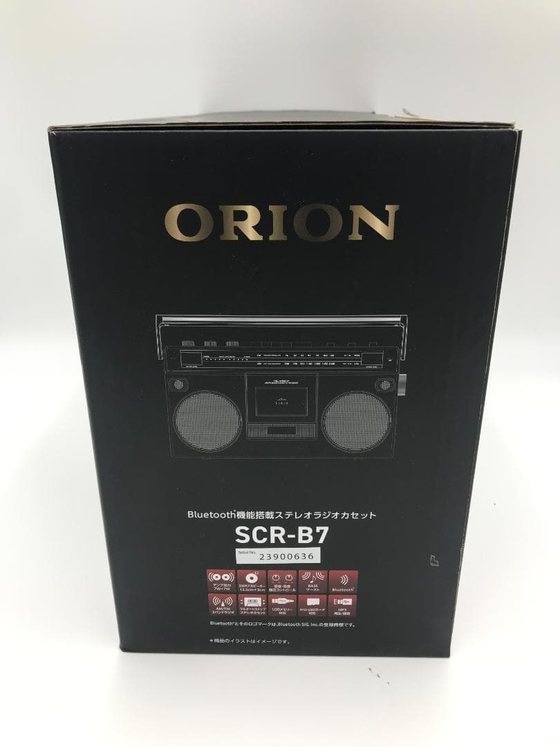 最終値引き！ORION Bluetooth機能搭載ラジオカセット SCR-B7