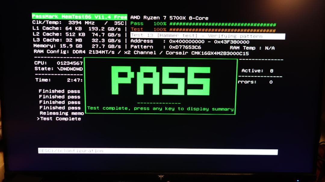 CORSAIR Vengeance LPX DDR4 メモリ 8GB×2枚