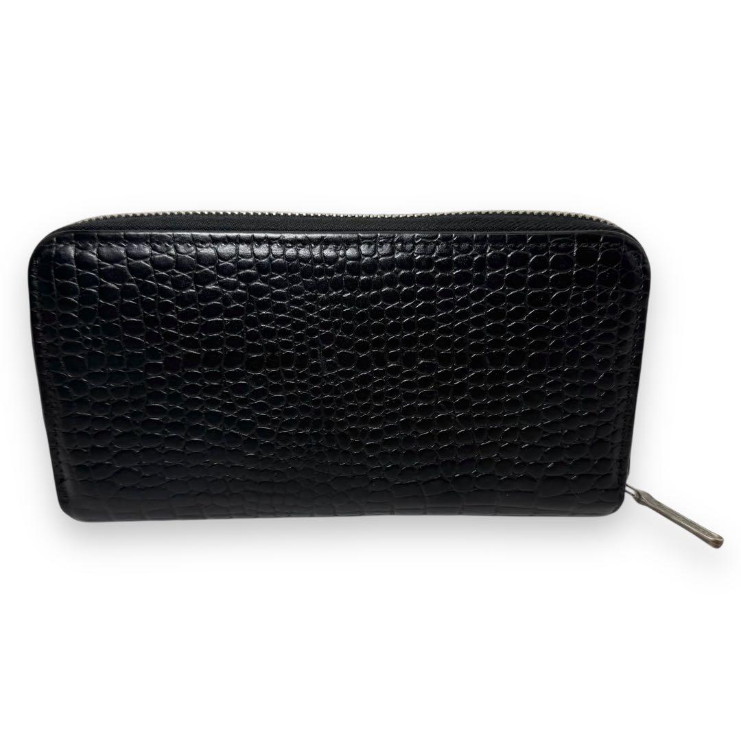 極美品□ホワイトハウスコックス ブライドルレザー クロコ型押し 長