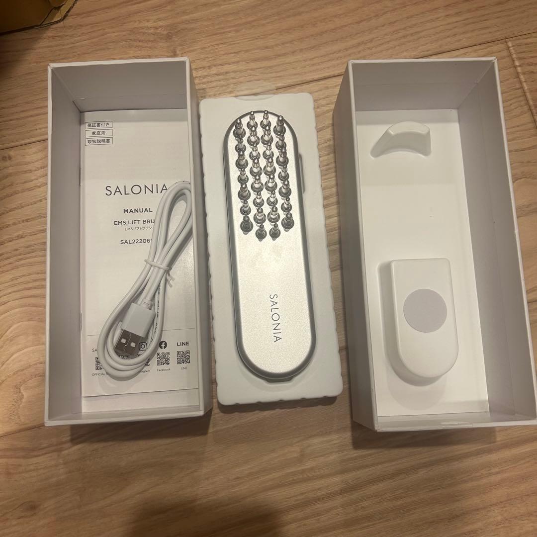 【ほぼ新品】サロニア EMSリフトブラシ　SALONIA 電気ブラシ