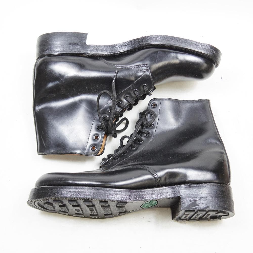 27.5cm　カナダ軍　ポリスブーツ　ミリタリー　ブラック　P3966