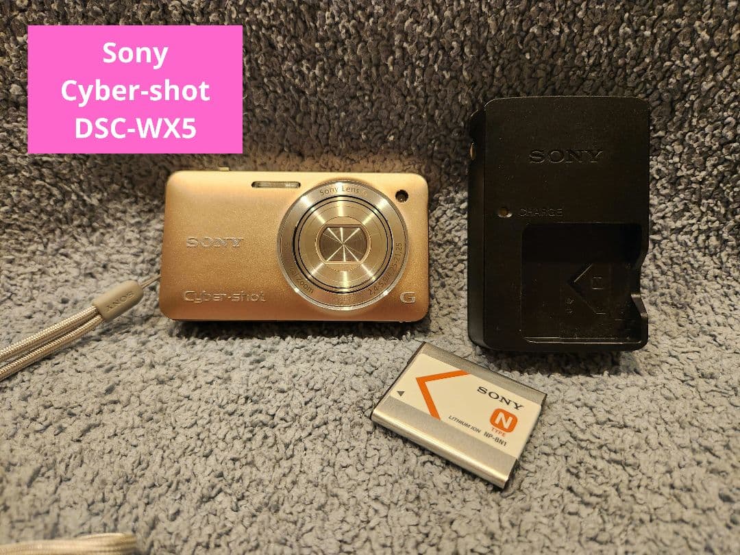 バッテリー付】SONYCyber-shot DSC-WX5 コンパクトデジカメ - メルカリ