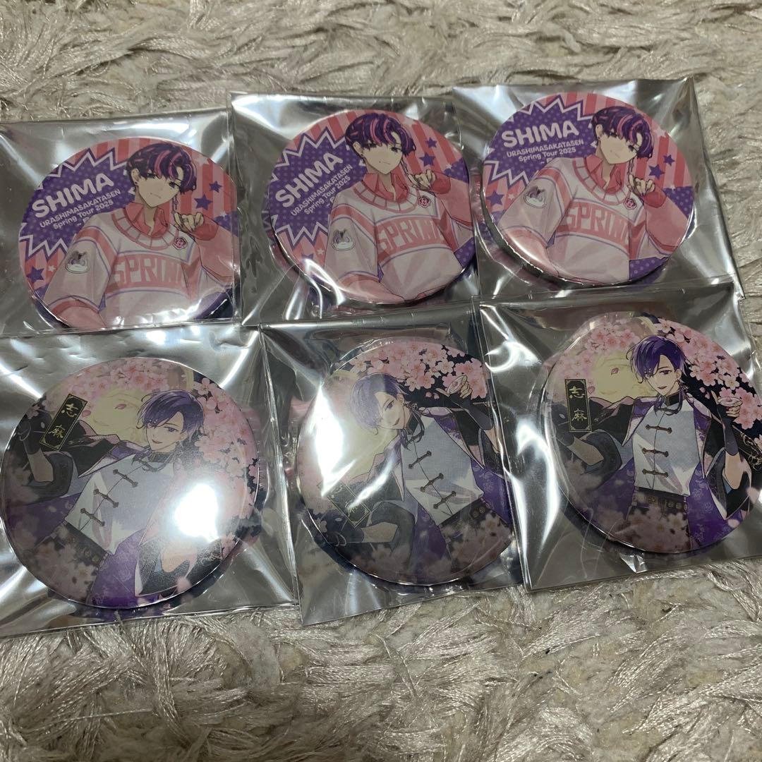 浦島坂田船 春ツアー2025 月 ユエ 志麻 缶バッジ ハピエン - メルカリ