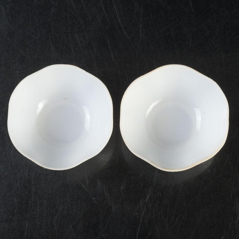 中国 徳化窯白磁 煎茶碗 一對 V 9277E - メルカリ