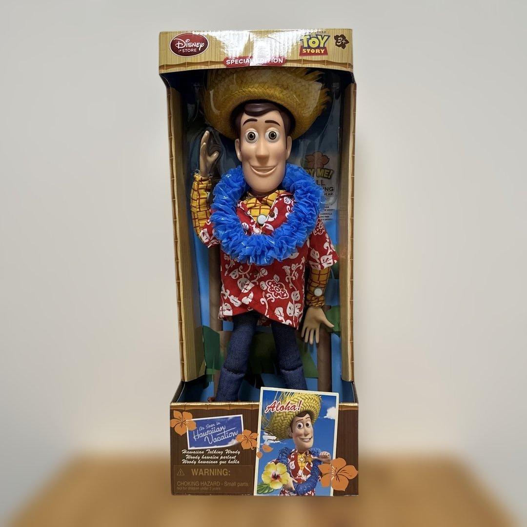 トイストーリー　ハワイアンバケーション　トーキングフィギュア　ウッディ TOY STORY/トイストーリー・Hawaiian Vacation/ハワイアンバケーション
