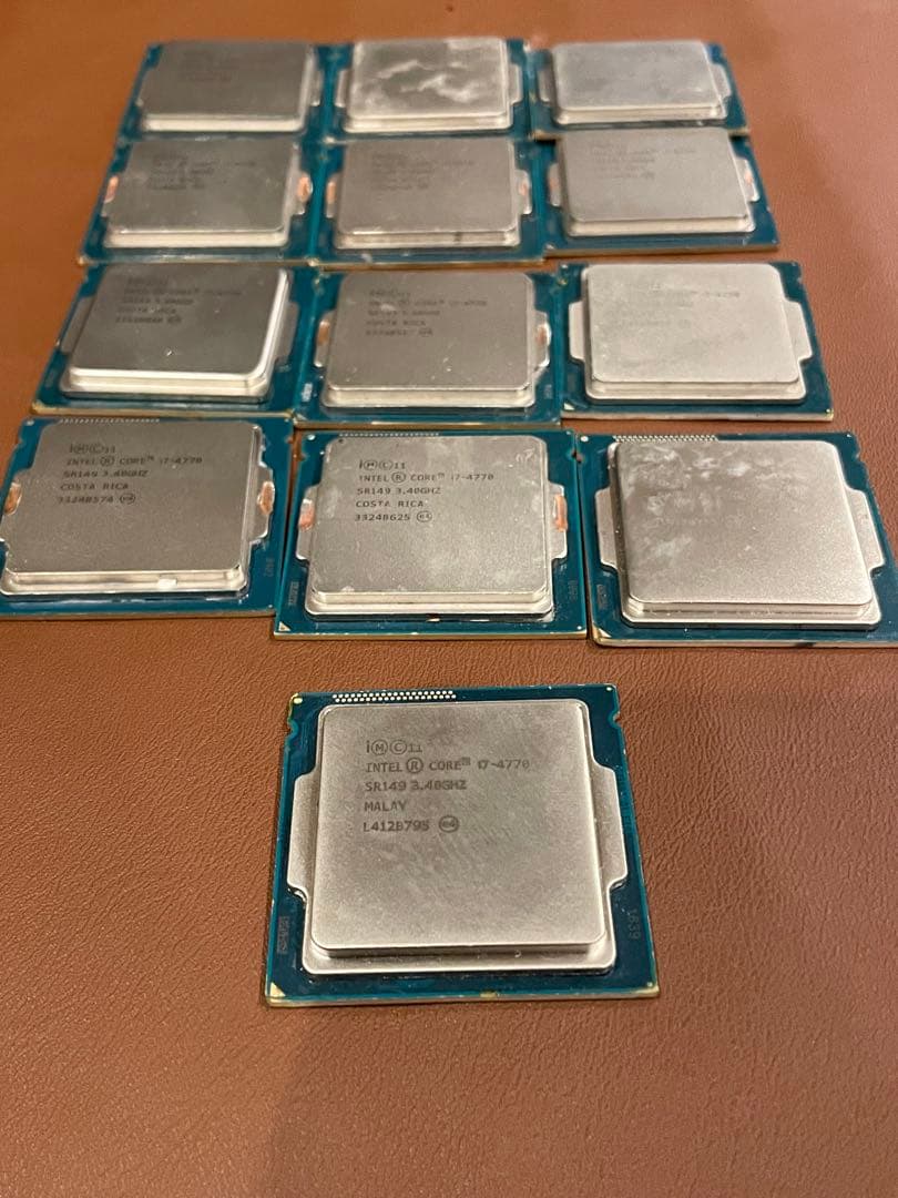 Intel Core i7-4770 CPU 13個 動作未確認