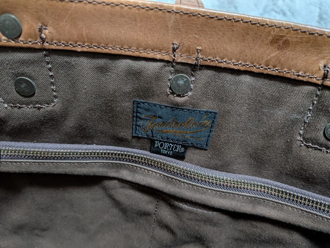 TENDERLOIN×PORTER T-TOTE カウレザー ブラウン - メルカリ