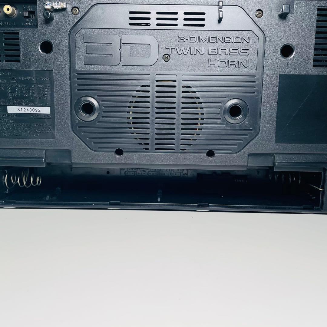 SHARP QT-73CD-GY コンパクトディスク ステレオダブルカセット