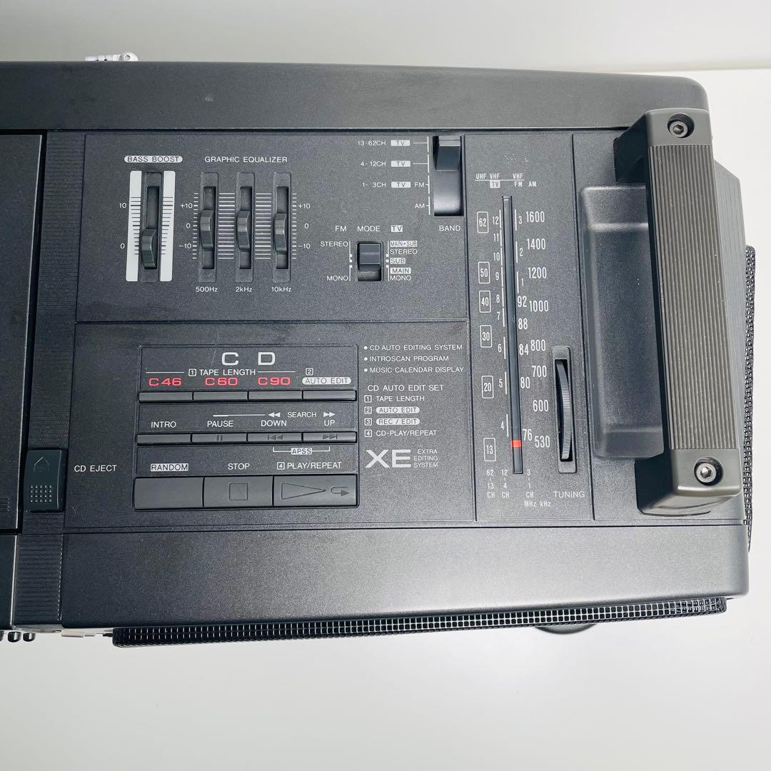 SHARP QT-73CD-GY コンパクトディスク ステレオダブルカセット