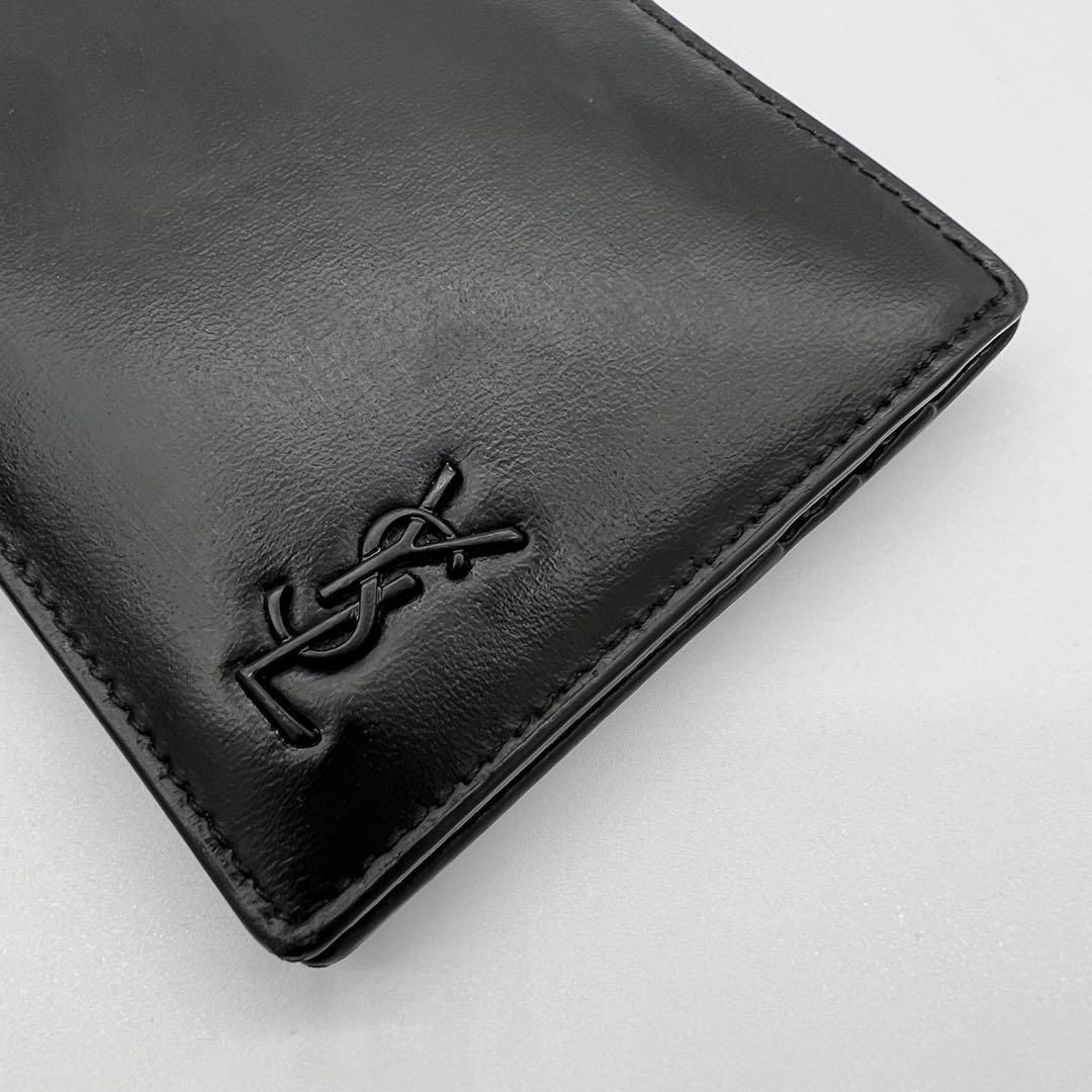 極美品 付属品完備】サンローラン マネークリップ カサンドラ YSLロゴ