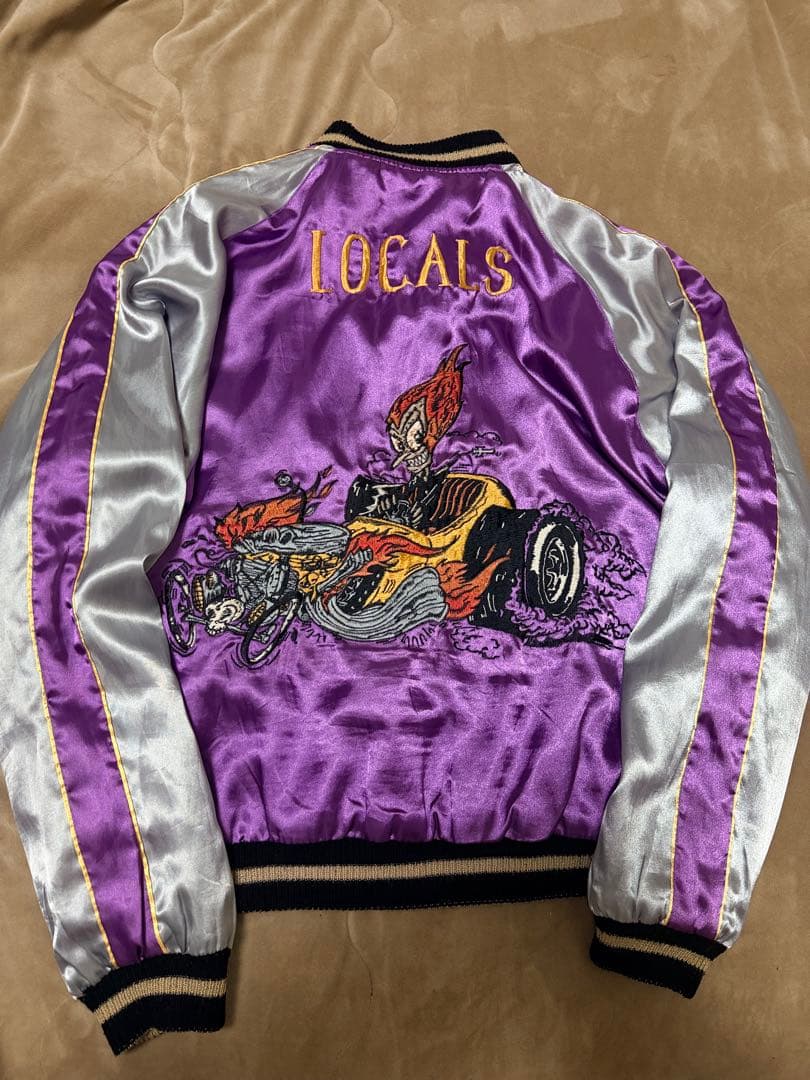 テーラー東洋 2面用 虎 日本 スカジャン vintage サテン unisex