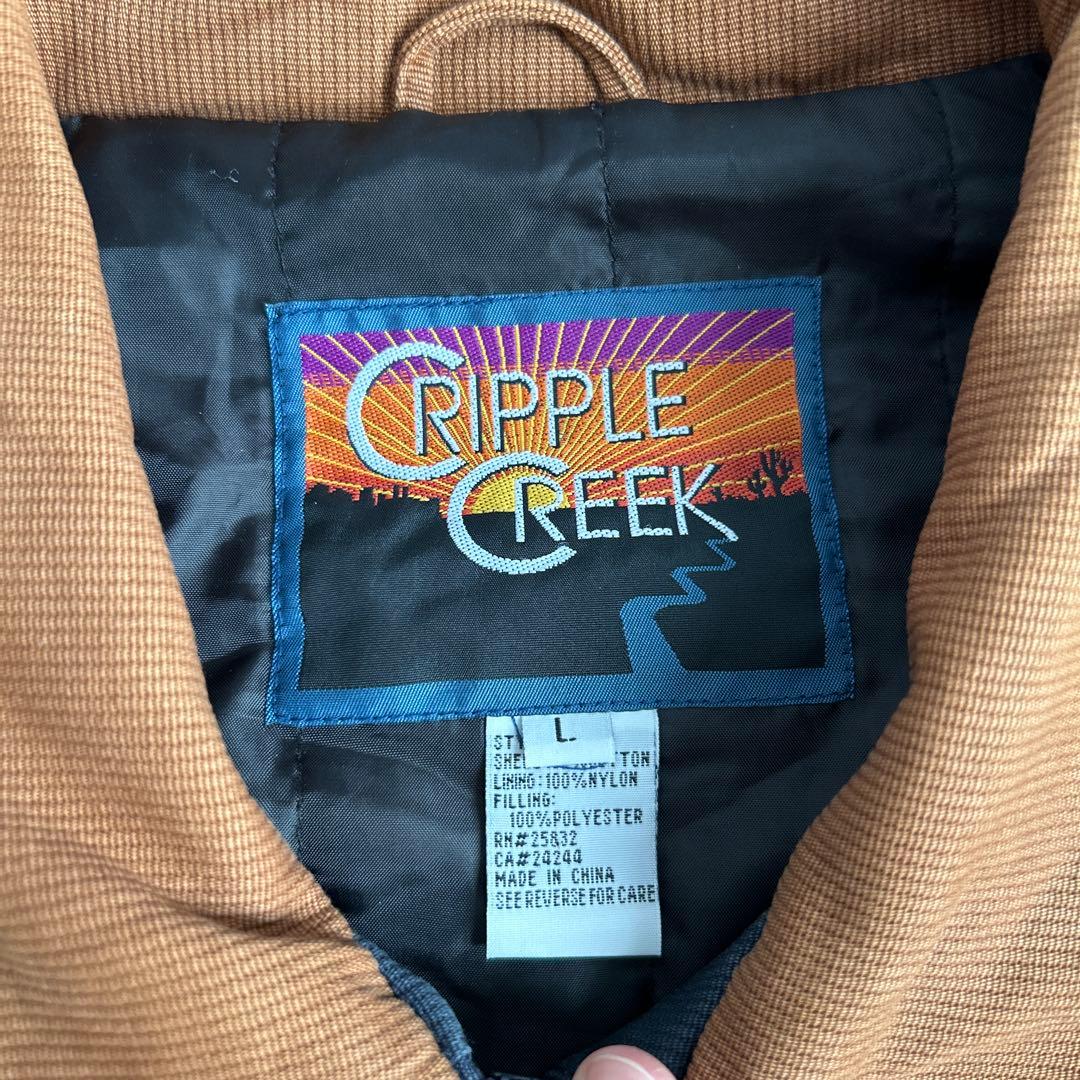 クリップルクリーク ネイティブ柄ライン ジップアップブルゾン