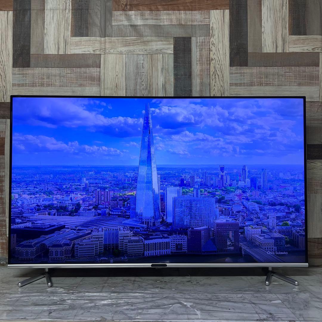 全国送料込❣️グリーンハウス50型4K液晶テレビ最新LSIベゼルレス新品リモ