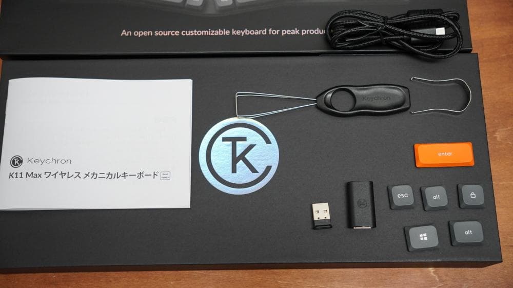 ち*ろ様 Keychron K11 Max RGB 茶軸 K11M-H3-US