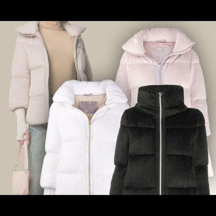 限定sale!＊HERNO＊エコファーダウンジャケット・くすみピンク・40