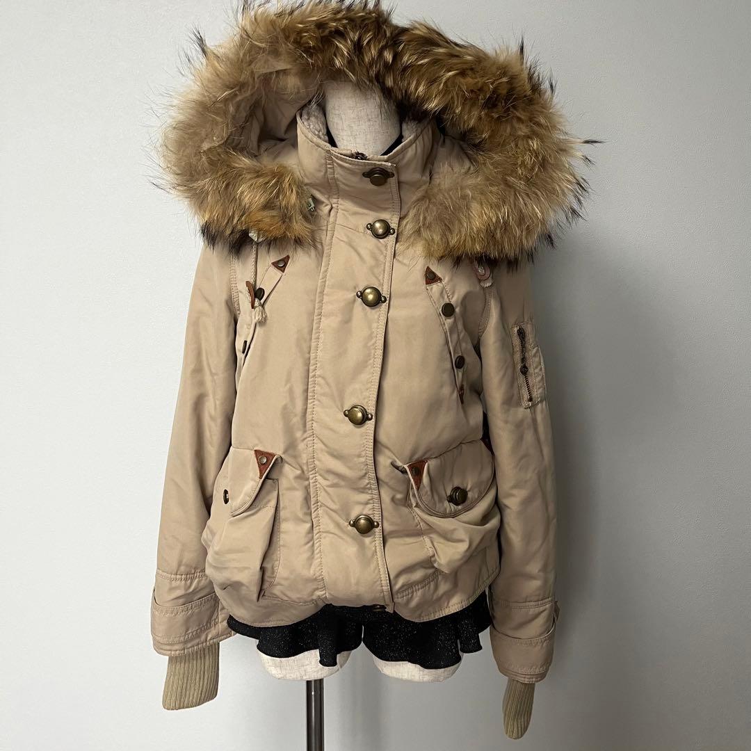 00s y2k 平成ギャル マクブリング ギミック リアルファー ミリタリー