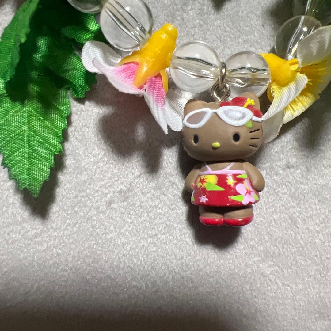ハローキティ 沖縄限定 ガングロキティ ストラップ 希少 レア - メルカリ