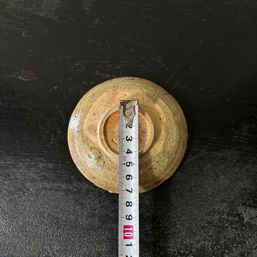 古唐津 兎小皿 うさぎ 武雄系小峠窯 平盃 骨董 検:白洲正子 西岡