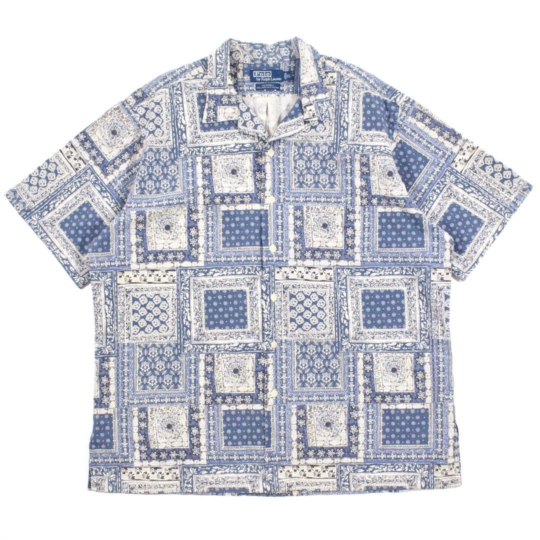 90s Ralph Lauren Shirt CALDWELL バンダナ XL！ - メルカリ