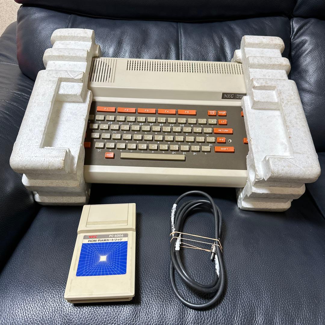 NEC PC-6001 本体 +PC6006.ROM 通電OK 箱付き ジャンク - メルカリ