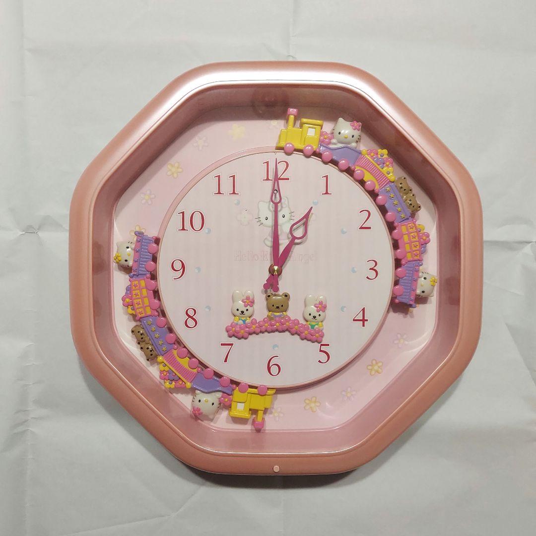 ハローキティ 掛け時計 からくり時計 - メルカリ