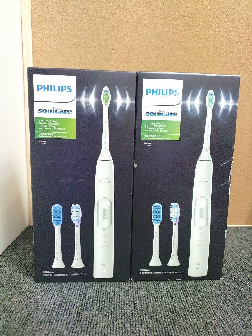 304☆PHILIPS フィリップ 電動歯ブラシ ソニッケア HX6877/56 フィリップス ソニッケアー プロテクトクリーン プレミアム HX6877/56