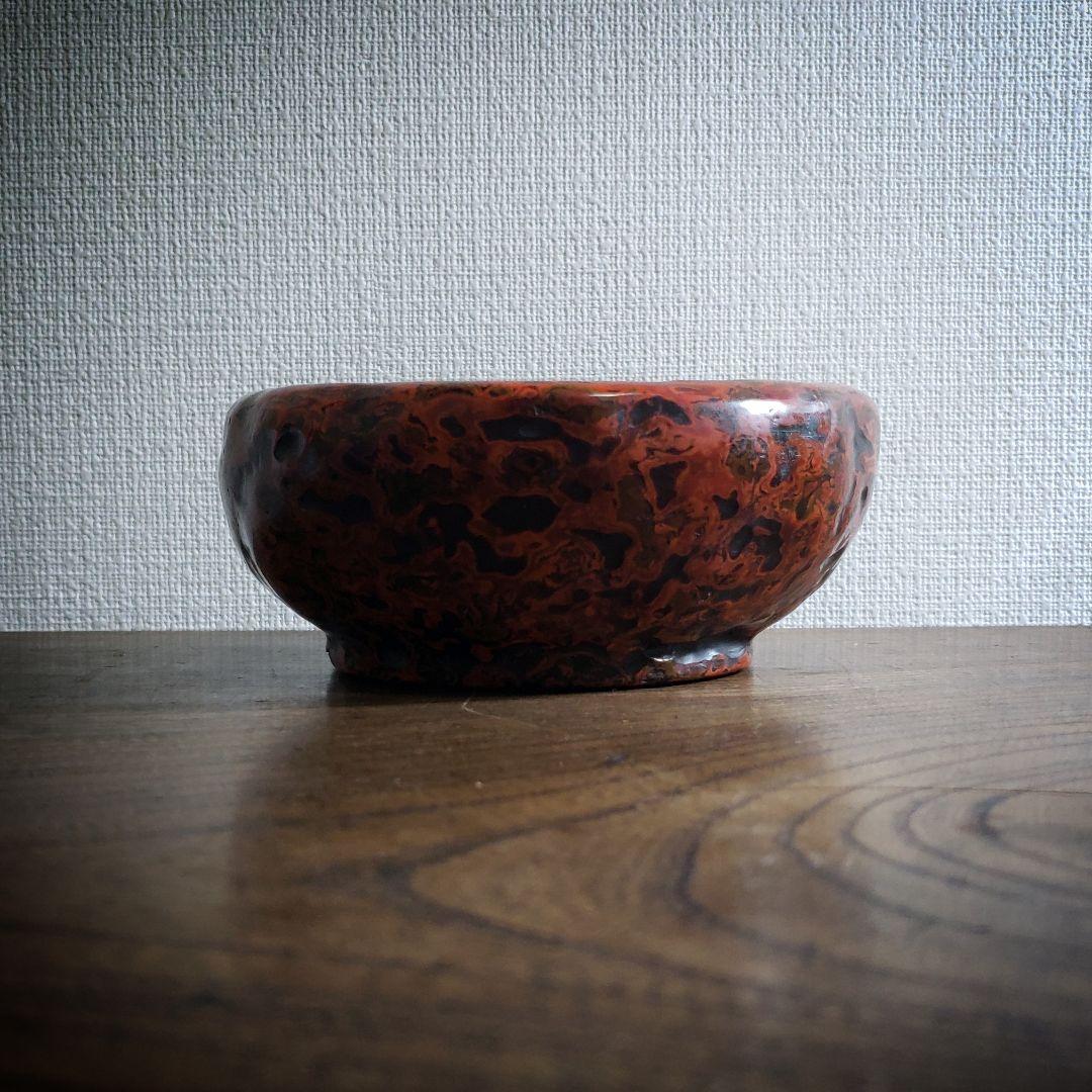 会津塗り 天然木 乾漆鉢 漆器 菓子鉢 小物入れ 会津漆師道具 訳あり