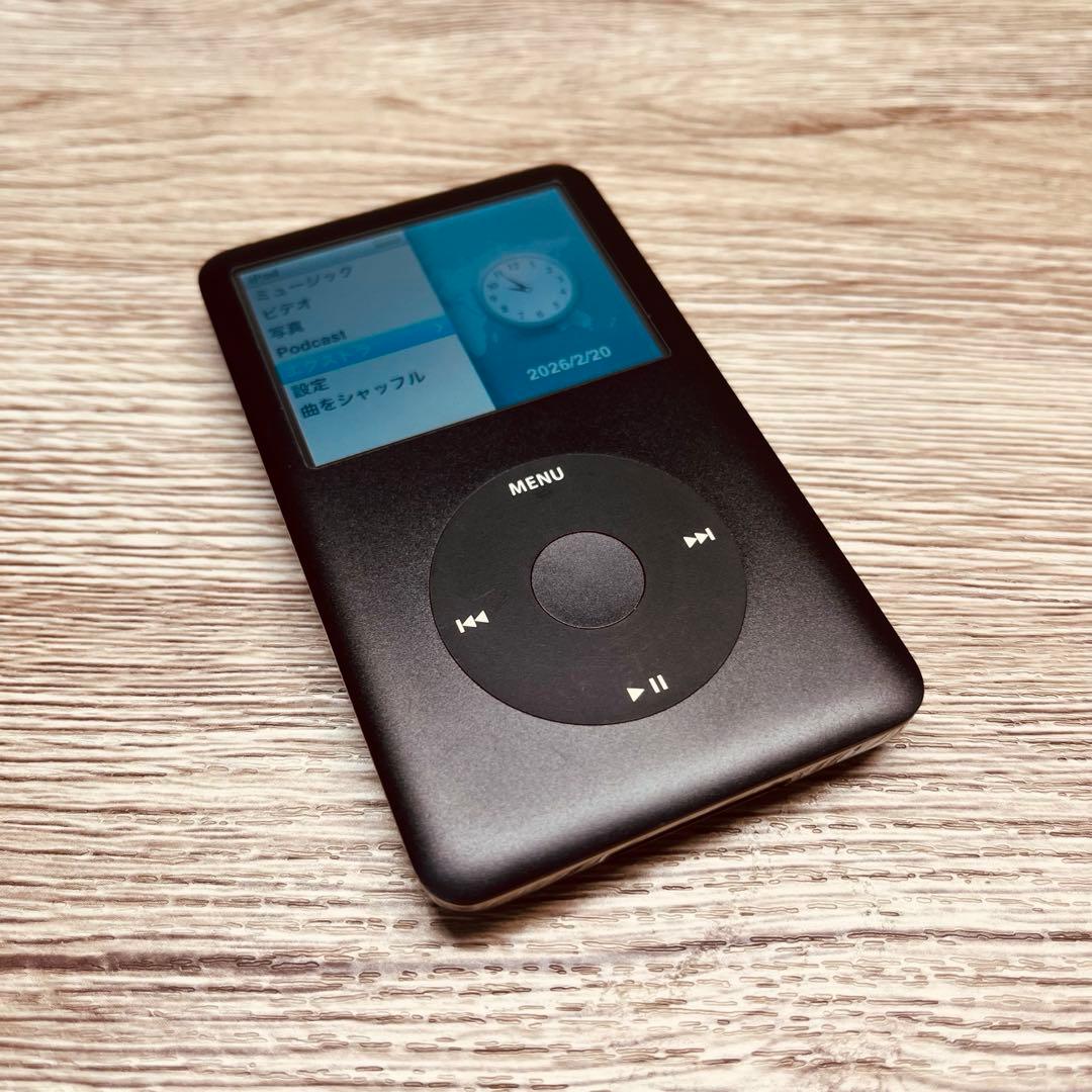 iPod Classic 第6世代 (MB147J/A) 80GB ブラック - メルカリ