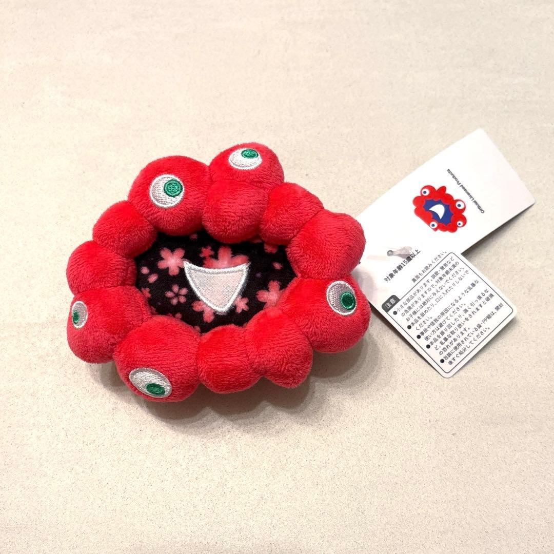 ミ*ー様 ミャクミャク 桜 小銭入れ 黒 キーホルダー 大阪万博 ブラック ミャクミャク 桜 ポーチ ブラック 小銭入れ EXPO キーホルダー大阪万博