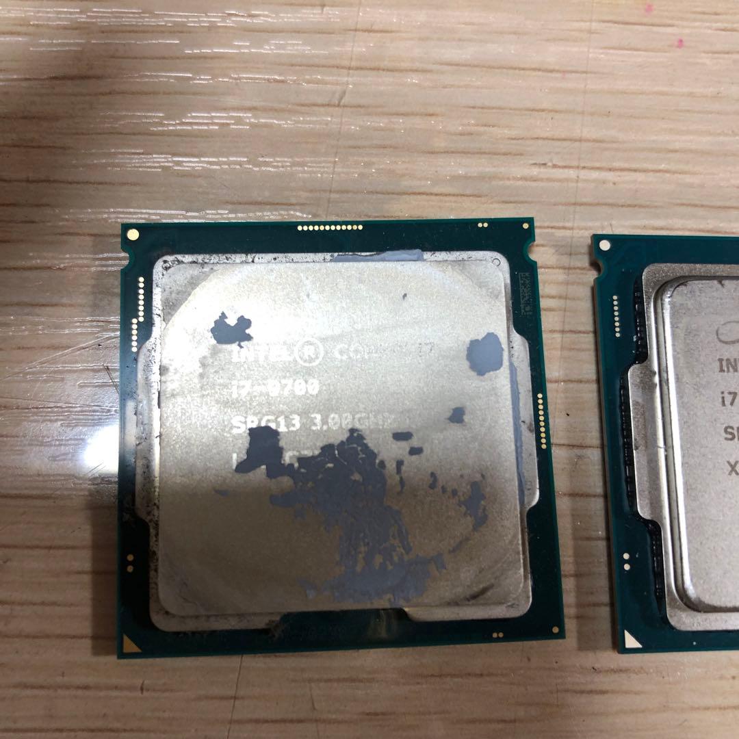 912 CPU intel CORE i7 9世代 6世代 4世代