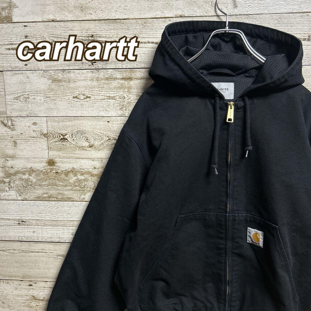 148【人気即完売品】カーハート☆ロゴタグ　アクティブジャケット 00's Carhartt アクティブジャケット 