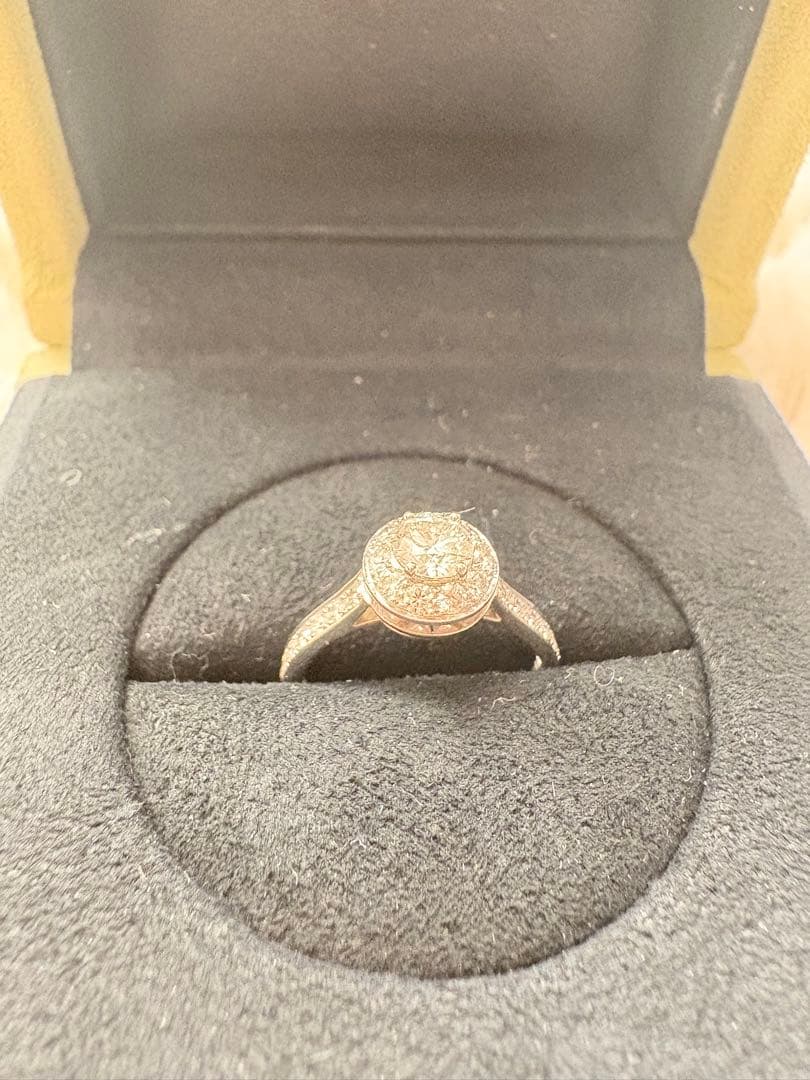 ヴァンクリーフ イコーヌソリティア 0.30ct Pt950 正規品保証書付6号