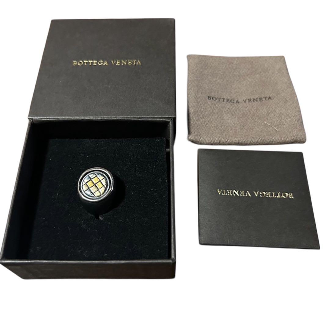 ボッテガヴェネタ イントレチャート シルバーリング イントレチャート リング|シルバー/メンズ ボッテガ・ヴェネタ Bottega