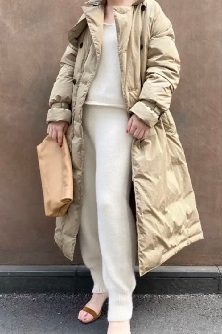 Whim Gazette 美品ダウントレンチコート TANAKA - メルカリ